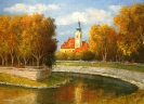 Lantos György: Ősz a Rába parton